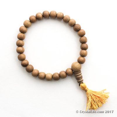 Sandalwood Meditation Bracelet | Crystal Life