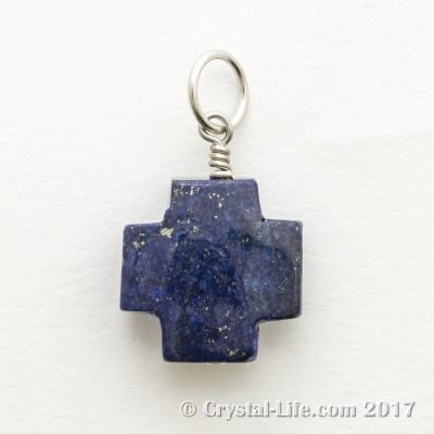 Lapis Lazuli Cross Pendant | Crystal Life