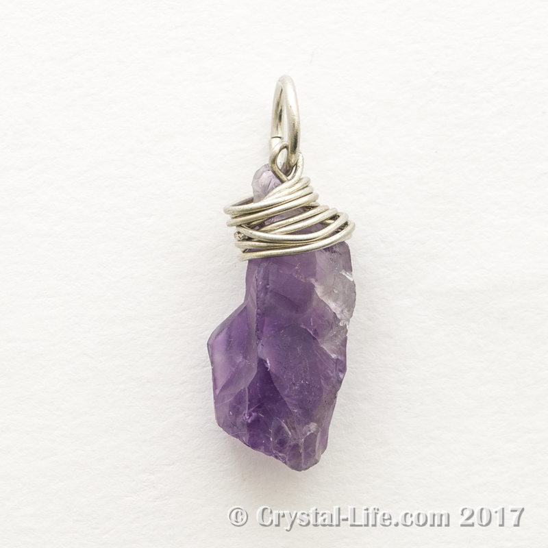 Raw Abstract Amethyst Pendant Crystal Life Technology Inc Raw Abstract Amethyst Pendant Crystal Life