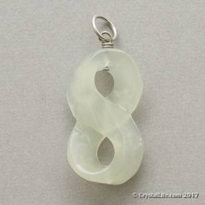 Infinity New Jade Pendant | Crystal Life