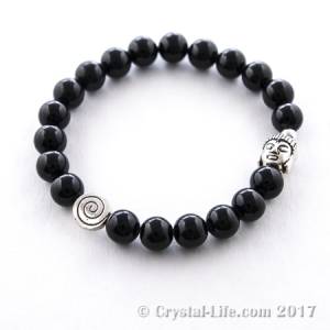 Black Onyx Buddha Bracelet