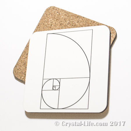 Art Coaster – Fibonacci Spiral