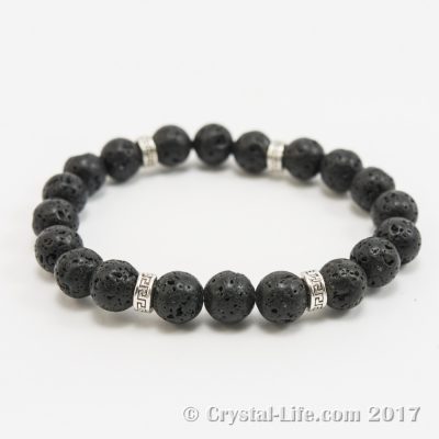 Lava Stone Meditation Bracelet - XL Beads