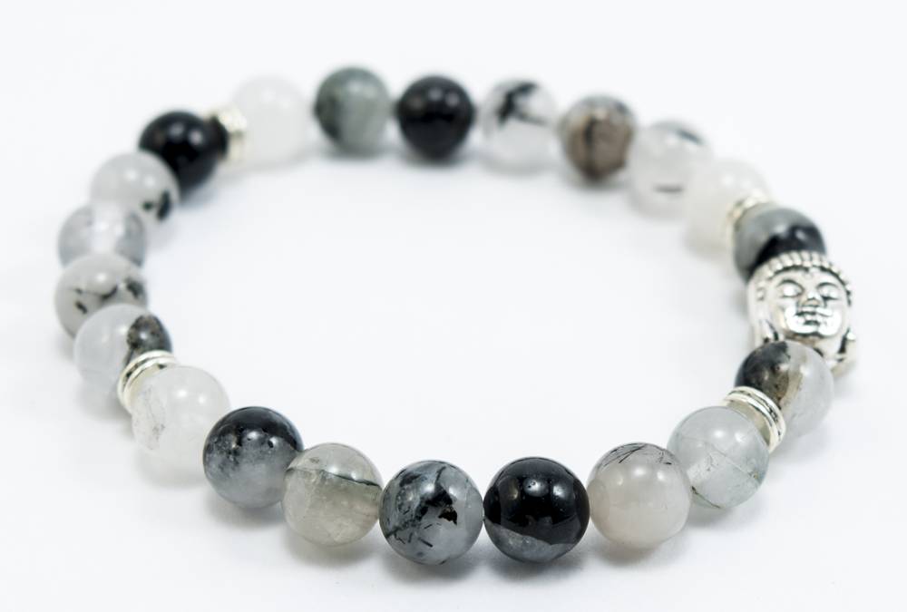 Buddha Bracelet Rutilated Quartz