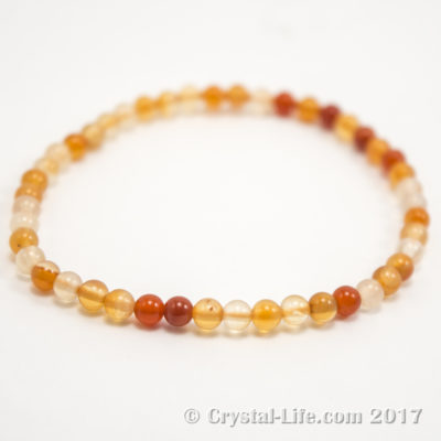 orange agate enlightenment bracelet