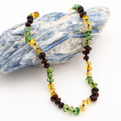 amber baby teething necklace