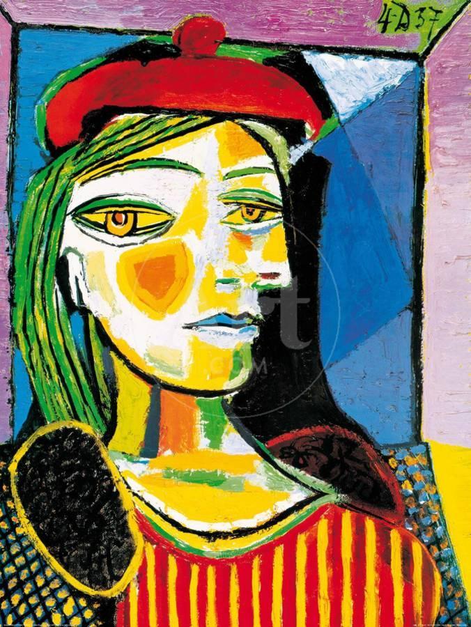 Girl with red beret by Picasso