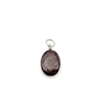 Oval Bronzite Pendant