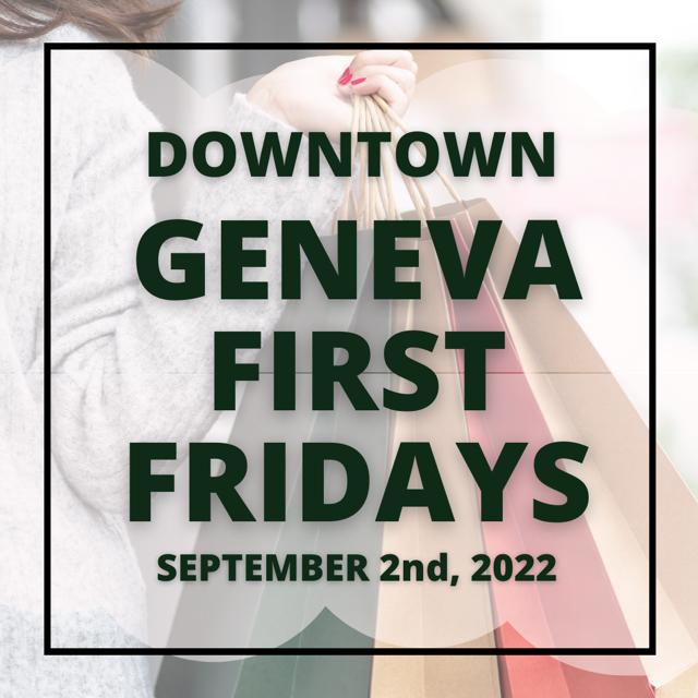 September 2nd is First Fridays!