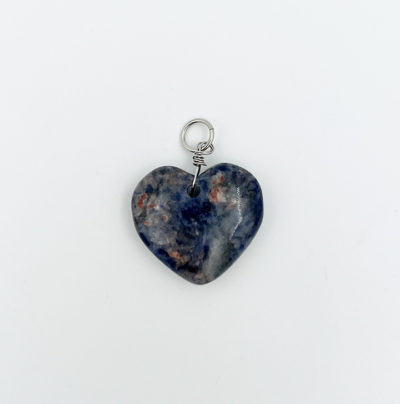 Sodalite Heart Pendant