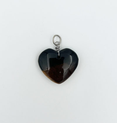 Tiger Eye Heart Pendant