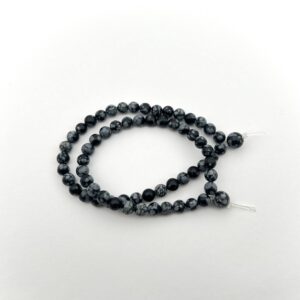 Snowflake Obsidian Power Mini Bracelet