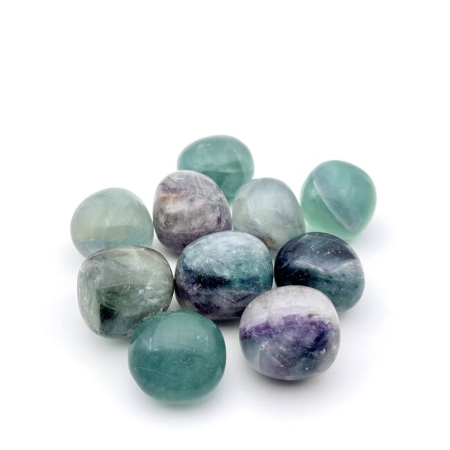Tumbled Rainbow Fluorite