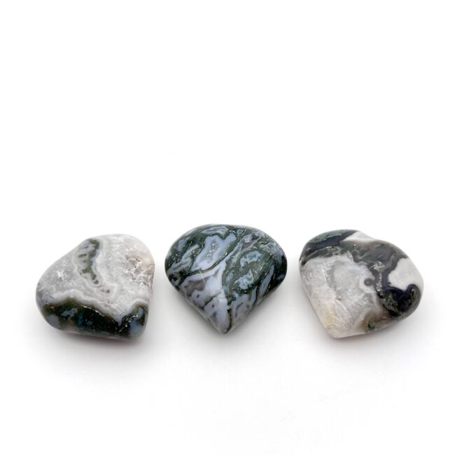 Moss Agate Heart
