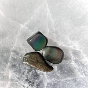 Tumbled Rainbow Obsidian