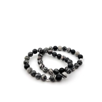 Spiderweb Jasper Stretch Bracelet