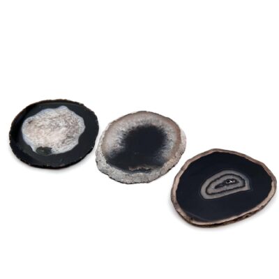 Medium Black Agate Slice