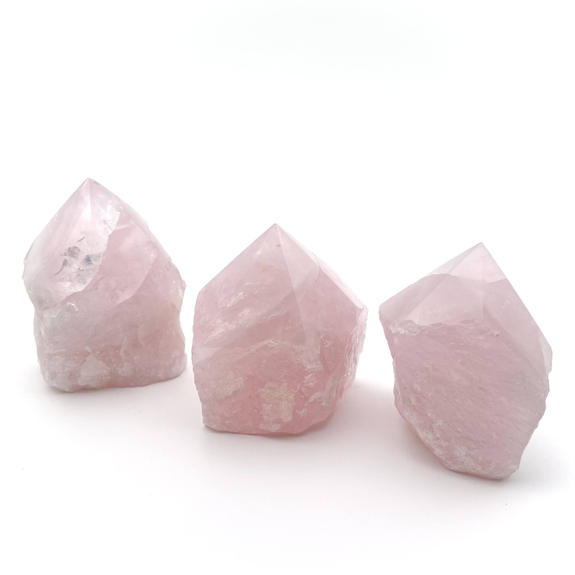 Rose Quartz Power Point Medium Crystal Life Technology Inc.