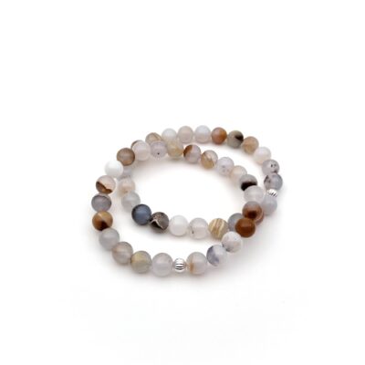 Blue Chalcedony Stretch Bracelet