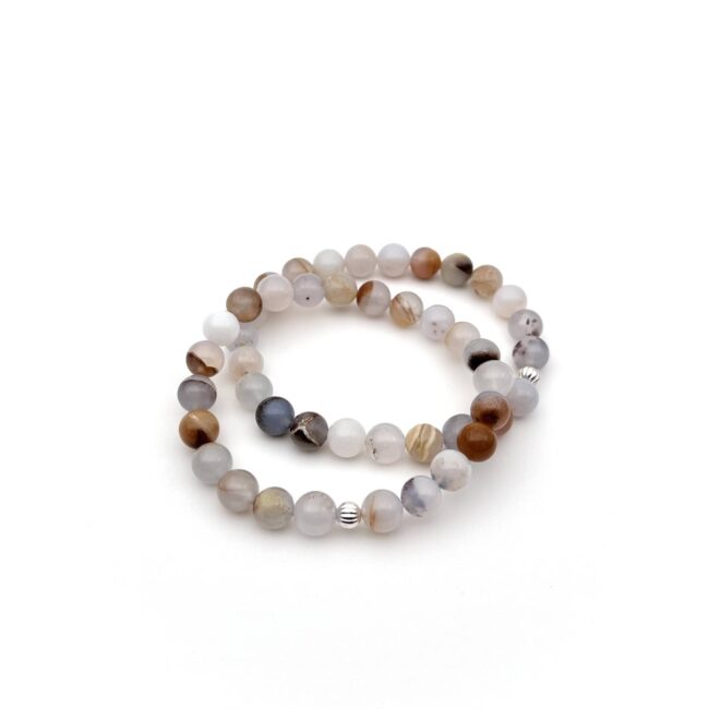 Blue Chalcedony Stretch Bracelet