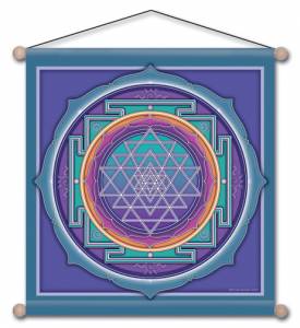 Sri Yantra Meditation Banner | Crystal Life