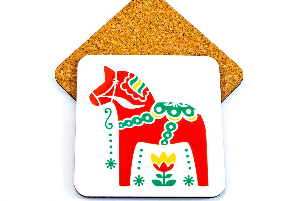 Art Coaster | Red Dala Horse