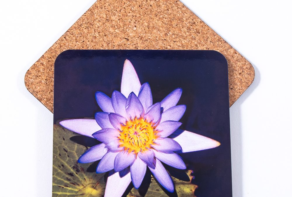 Art Coaster | Blue Lotus