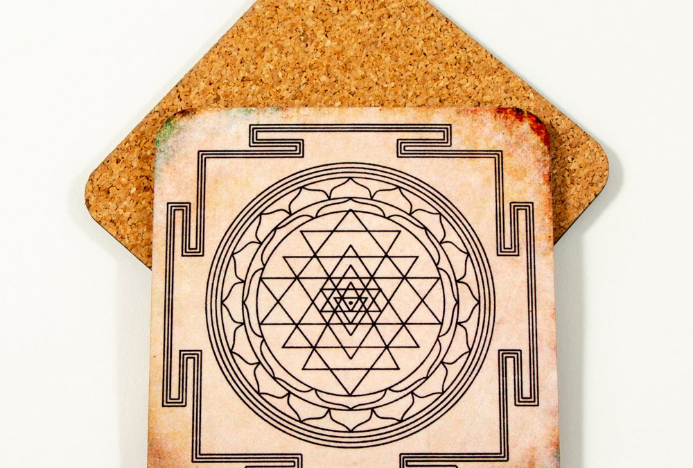 Art Coaster | Sri Yantra | Color