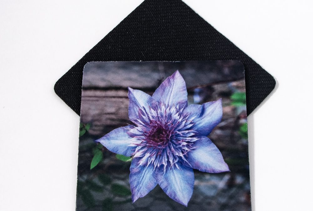 Cloth Coaster | Blue Clematis