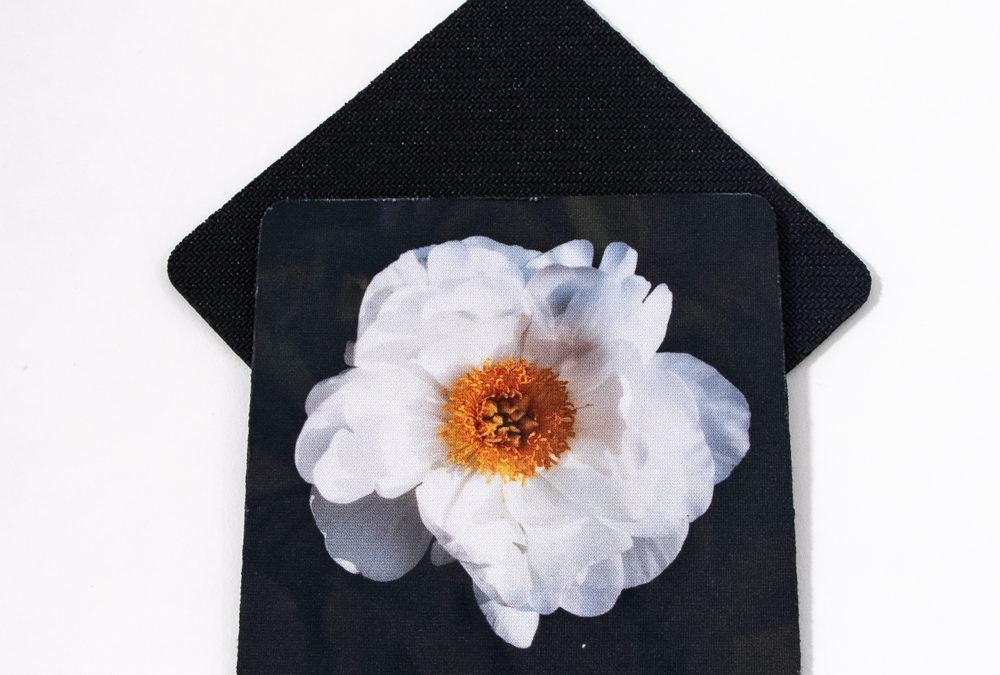 Cloth Coaster | White Peony