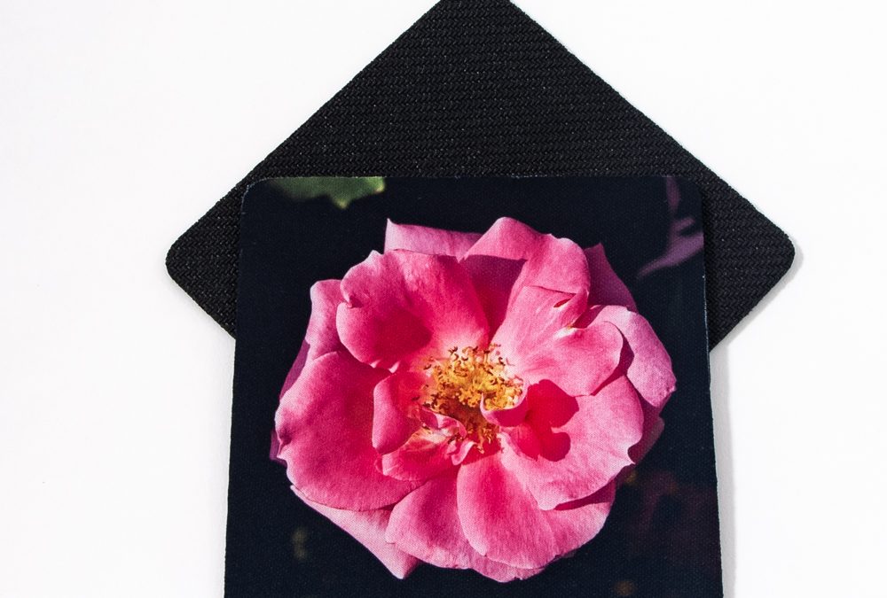 Cloth Coaster | Pink Rose