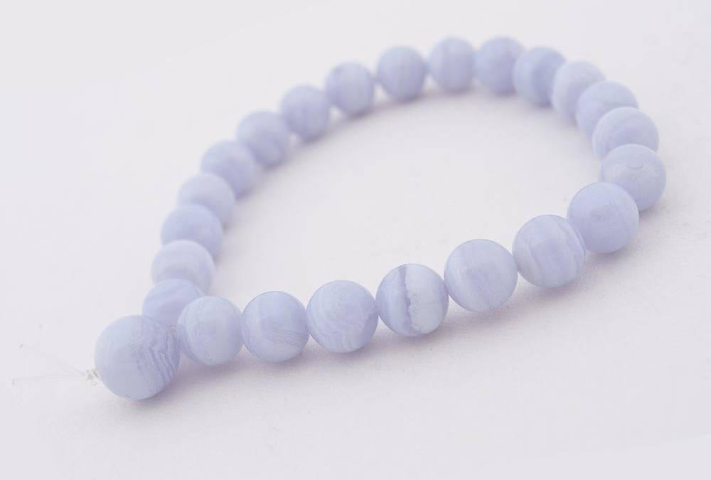 Blue Lace Agate Meditation Bracelet