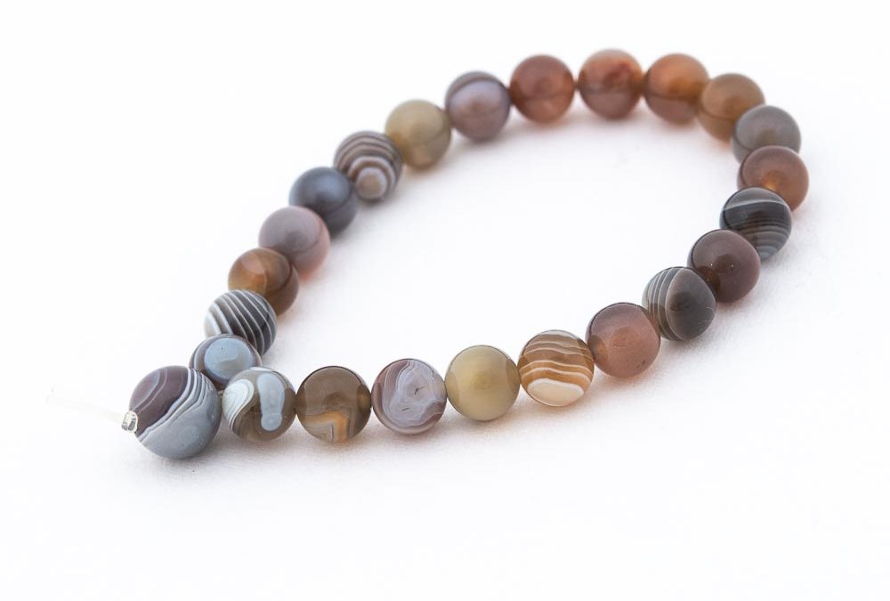 Botswana Agate | Meditation Bracelet
