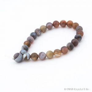 Botswana Agate Meditation Bracelet