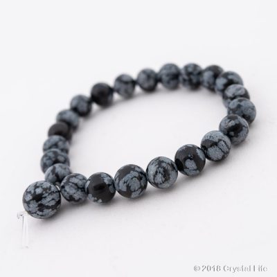 Snowflake Obsidian Power Bracelet