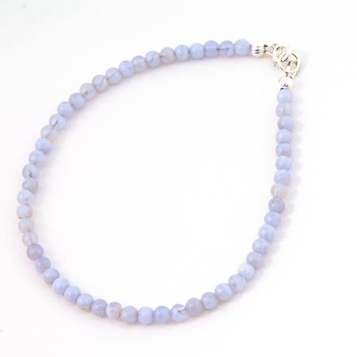 Blue Lace Agate Anklet