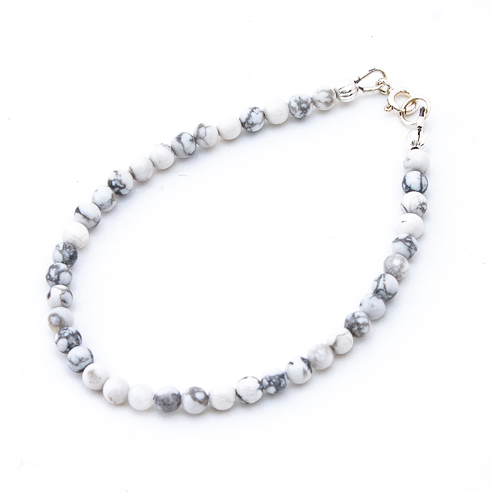 Details about   Howlite Anklets/bracelets,Leather anklets,Stone anklets,Men anklets,Women 