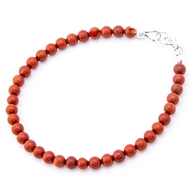 Red Jasper Bracelets, Anklets | Gemstone Therapy