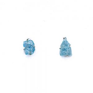 Aquamarine Earrings | Post | Raw
