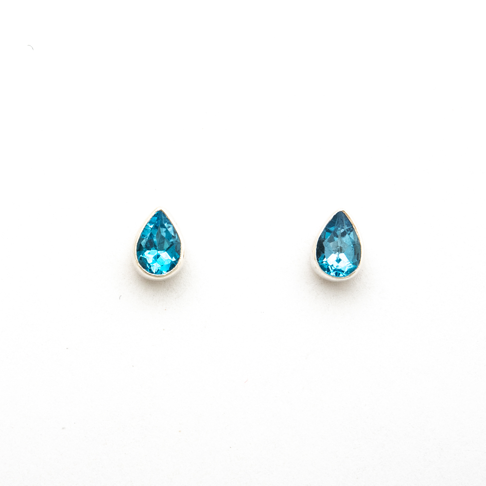 blue topaz earrings