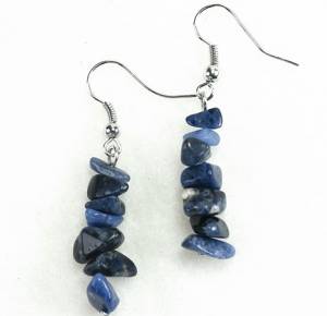 Sodalite Chip Earrings