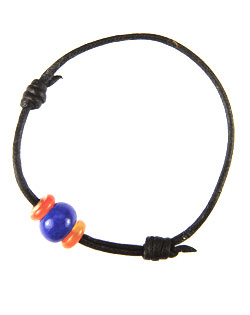 power blue cord bracelet
