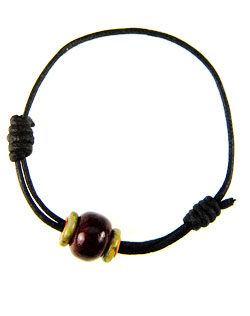 change | cord bracelet | maroon
