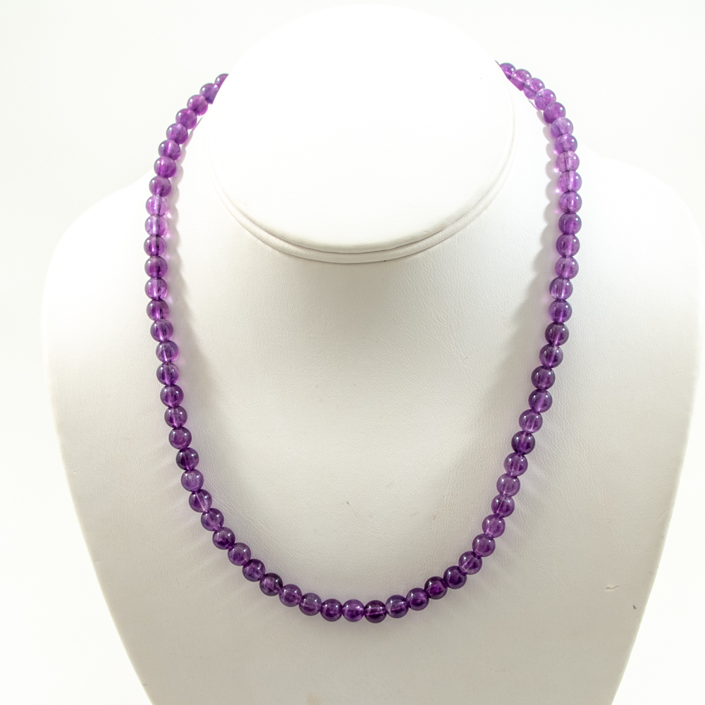 amethyst necklace crystal