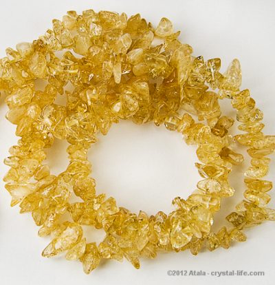 Citrine Chip Necklace