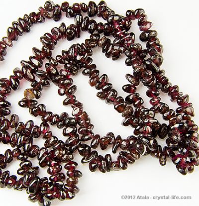 Garnet Chip Necklace