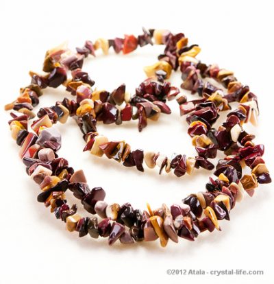 Mookite Jasper Chip Necklace