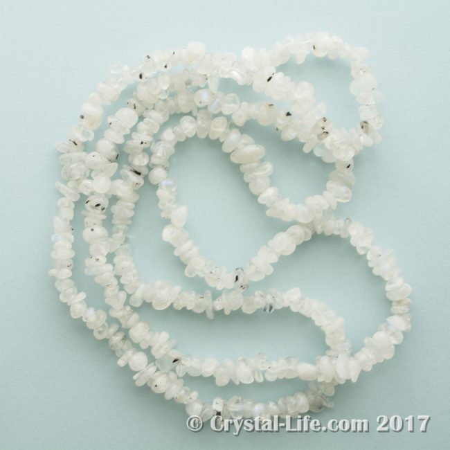Moonstone Chip Necklace | Crystal Life