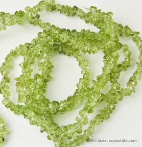 Peridot Chip Necklace