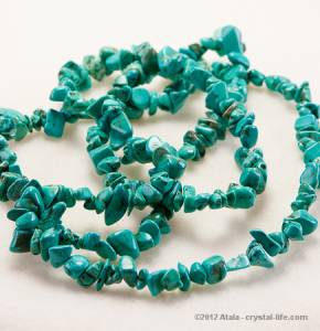 Turquoise Chip Necklace